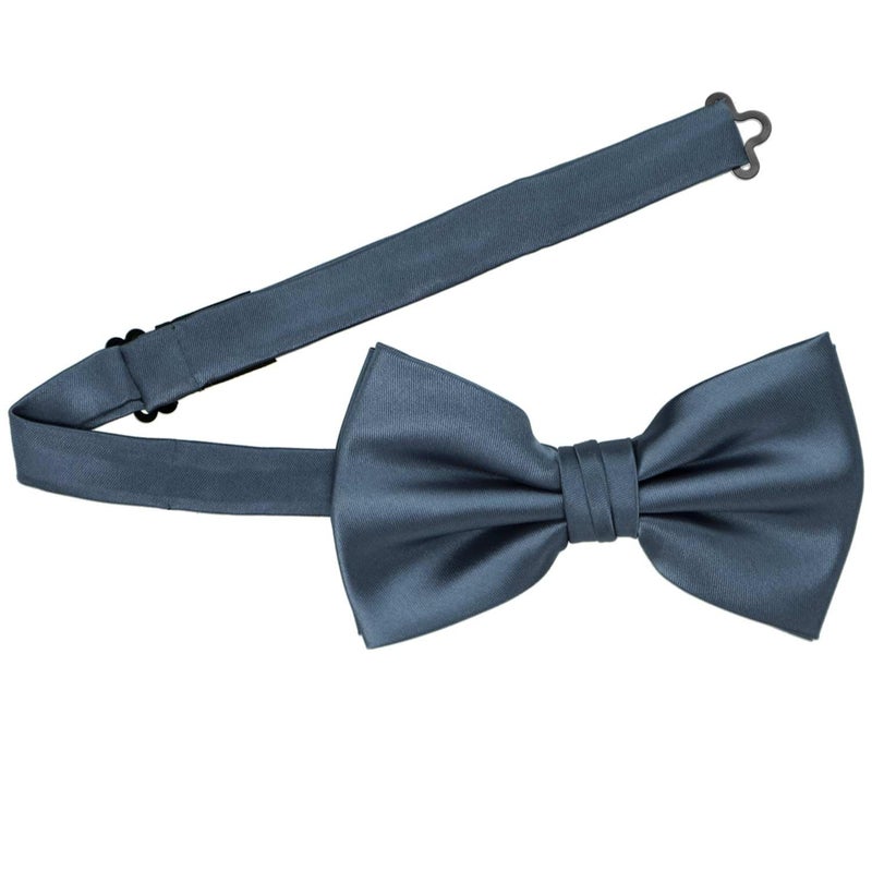 tiemart Premium Bow Tie (Dusty Blue) - Image 3